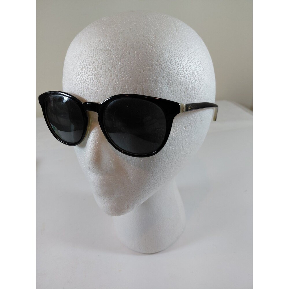 Vintage Brooks Brothers BB 5C1 Black & Tan Horn Rim Style Sunglasses Frames Only